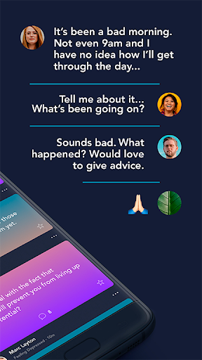 TalkLife - Lonely, Stressed or Battling Anxiety? - Image screenshot of android app