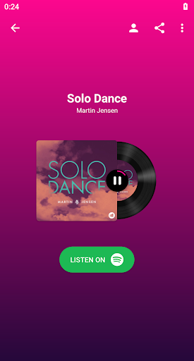 Music Recognition - Image screenshot of android app