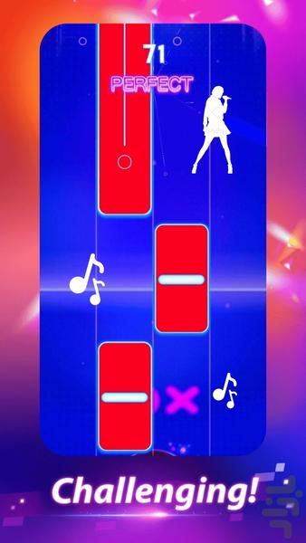 Piano4 Beat Tiles - Gameplay image of android game