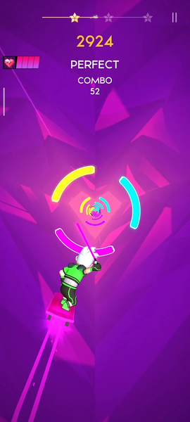 Beat Rider: Neon Rush - Gameplay image of android game