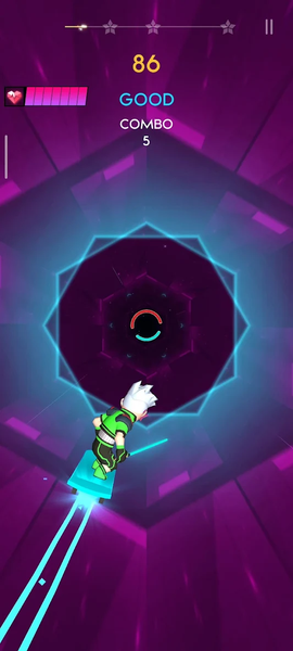 Beat Rider: Neon Rush - Gameplay image of android game