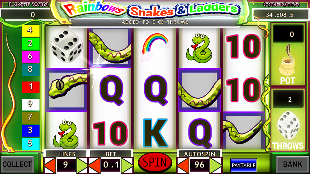 Snakes and Ladders: Slot - Gameplay image of android game