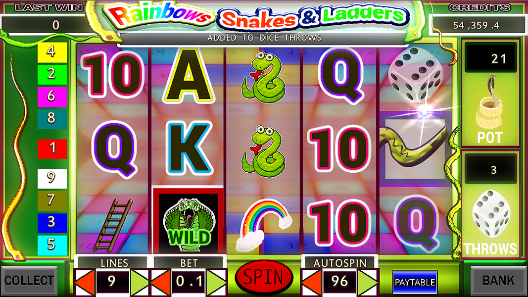 Snakes and Ladders: Slot - Gameplay image of android game