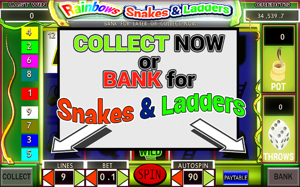 Snakes and Ladders: Slot - Gameplay image of android game