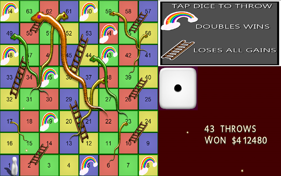 Snakes and Ladders: Slot - Gameplay image of android game