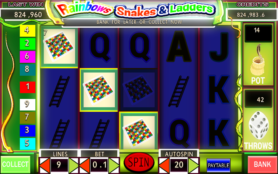 Snakes and Ladders: Slot - Gameplay image of android game