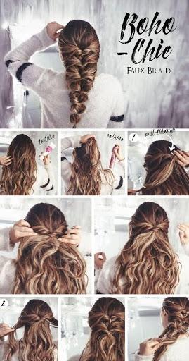 Best Hairstyles Step by Step DIY 2018 💖 - Image screenshot of android app