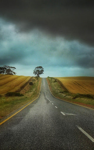 open road iphone wallpaper