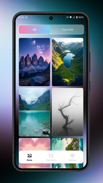 WithFrame Wallpaper - عکس برنامه موبایلی اندروید