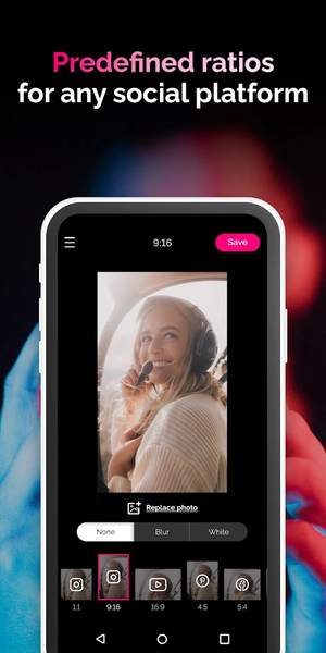 Essential Photo Crop Resizer - عکس برنامه موبایلی اندروید