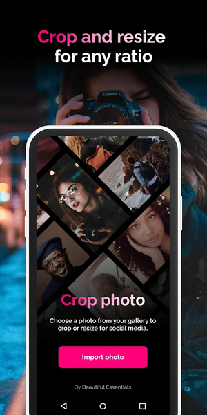 Photo Resizer - Crop Photos - Image screenshot of android app
