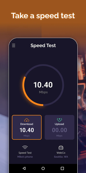 Beautiful Speed Test - عکس برنامه موبایلی اندروید