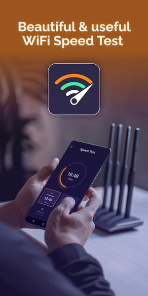 Beautiful Speed Test - عکس برنامه موبایلی اندروید
