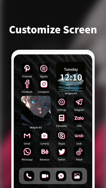Theme UI - Beautify Your Phone - عکس برنامه موبایلی اندروید