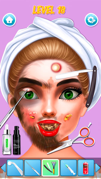 ASMR Doctor Games Makeup Salon - عکس برنامه موبایلی اندروید