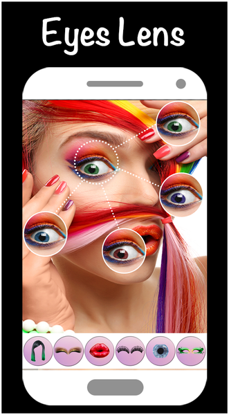 beautiful camera makeup selfie - Image screenshot of android app