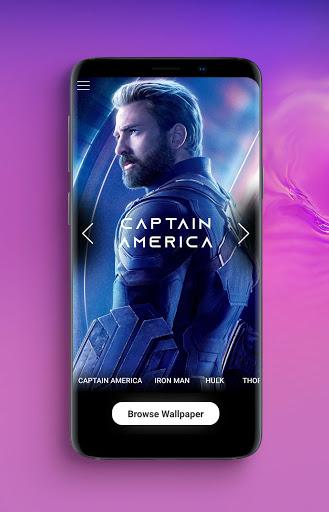 Superheroes Wallpaper HD 2K 4K 2019 - Image screenshot of android app