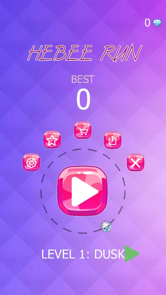 Hebee Run - Gameplay image of android game