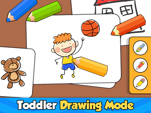 Coloring games for kids: 2-5 y - Gameplay image of android game