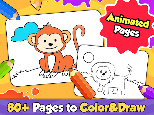 Coloring games for kids: 2-5 y - Gameplay image of android game