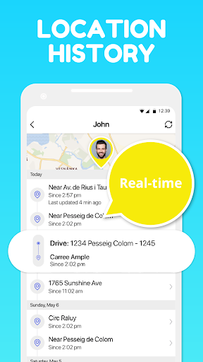 Be Closer: Family location - Image screenshot of android app