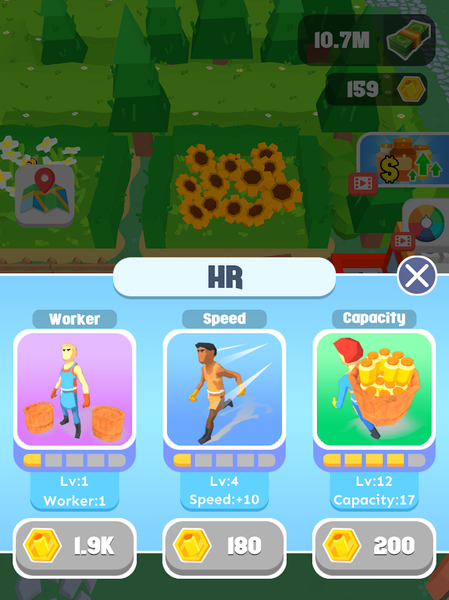 Bee Farm Tycoon - Gameplay image of android game