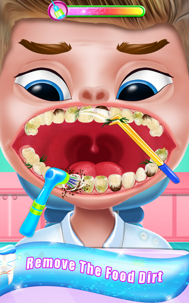 happy teeth care game - Gameplay image of android game
