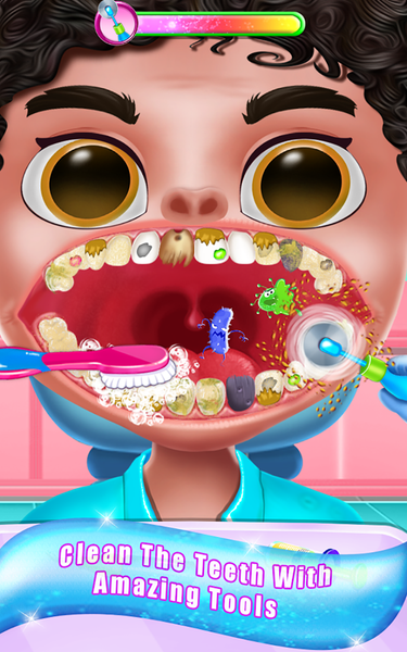 happy teeth care game - Gameplay image of android game