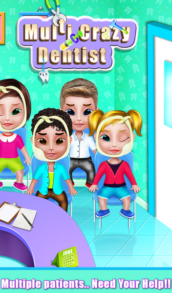 happy teeth care game - Gameplay image of android game