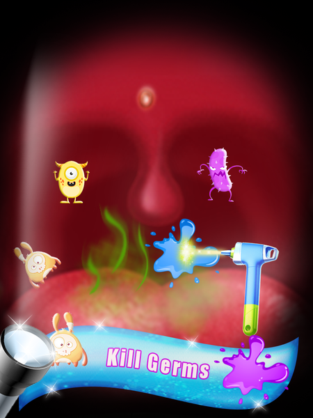 happy teeth care game - Gameplay image of android game