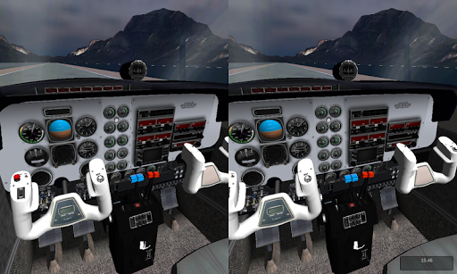 VR Flight Simulator - Gameplay image of android game