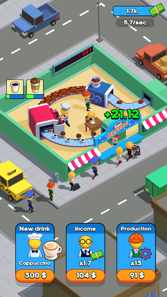 Coffee Idle Empire - عکس بازی موبایلی اندروید