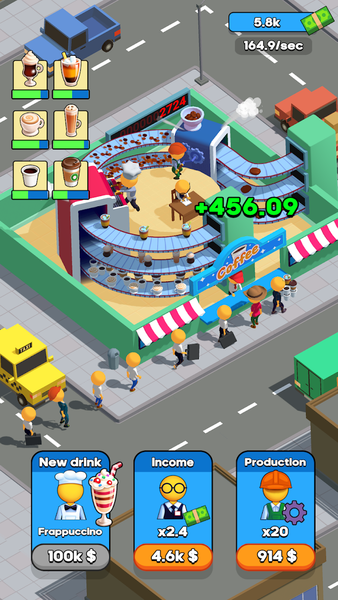 Coffee Idle Empire - عکس بازی موبایلی اندروید