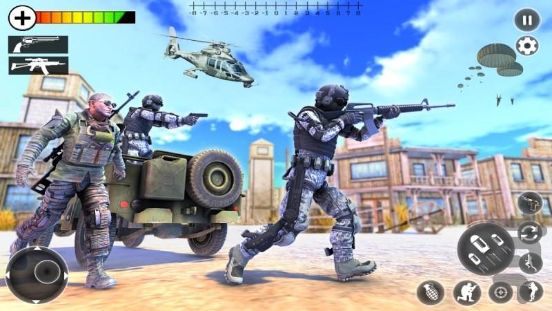 تفنگ بازی جدید : بازی جنگی - Gameplay image of android game