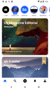Behance - Creative Portfolios - Image screenshot of android app
