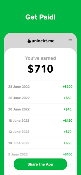 Unlockt.me - عکس برنامه موبایلی اندروید