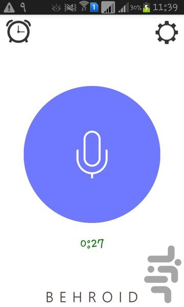 Behroid Voice Reminder - Image screenshot of android app