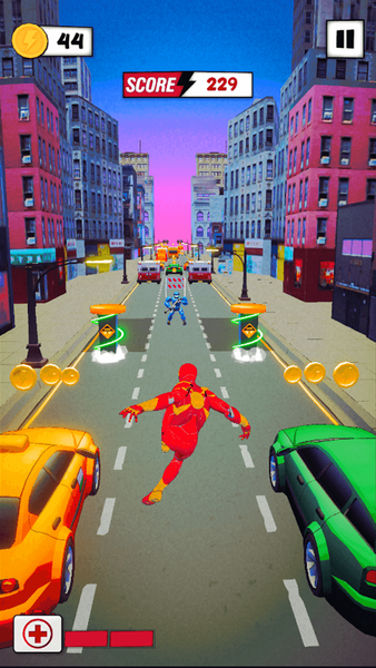 Spider Hero Runner - Gameplay image of android game