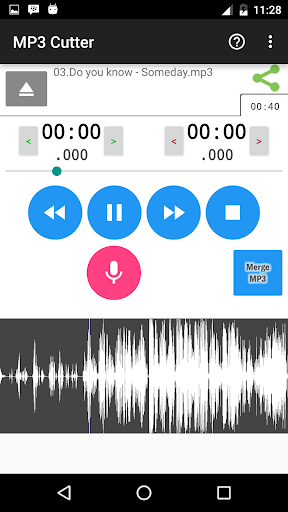 MP3 Cutter - عکس برنامه موبایلی اندروید