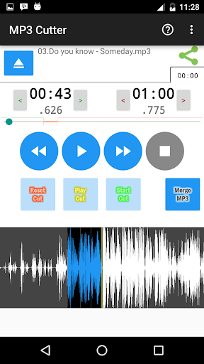 MP3 Cutter - عکس برنامه موبایلی اندروید