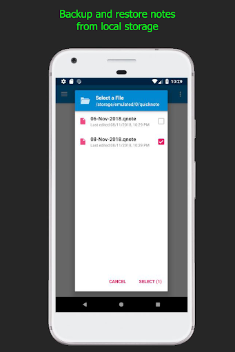 Quick Note - عکس برنامه موبایلی اندروید