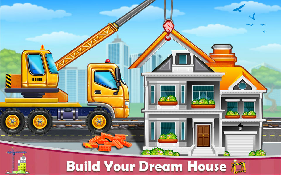Kids Truck: Build JCB Games - عکس بازی موبایلی اندروید