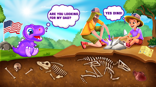 Dig Dinosaur Games: Kids games - عکس برنامه موبایلی اندروید