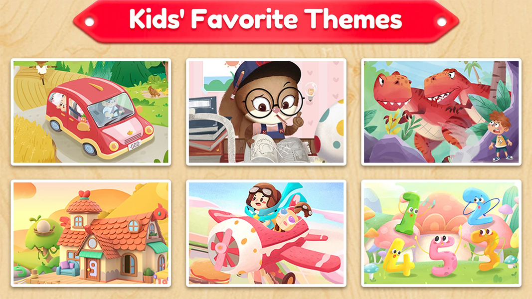 Dino Puzzle Games for Toddlers - عکس بازی موبایلی اندروید