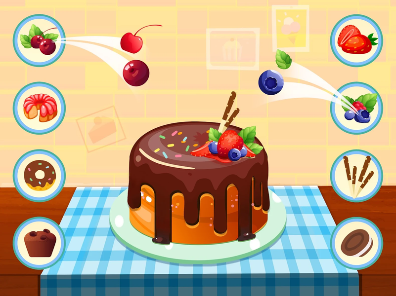 Kids Baking Games: Cake Maker - عکس بازی موبایلی اندروید