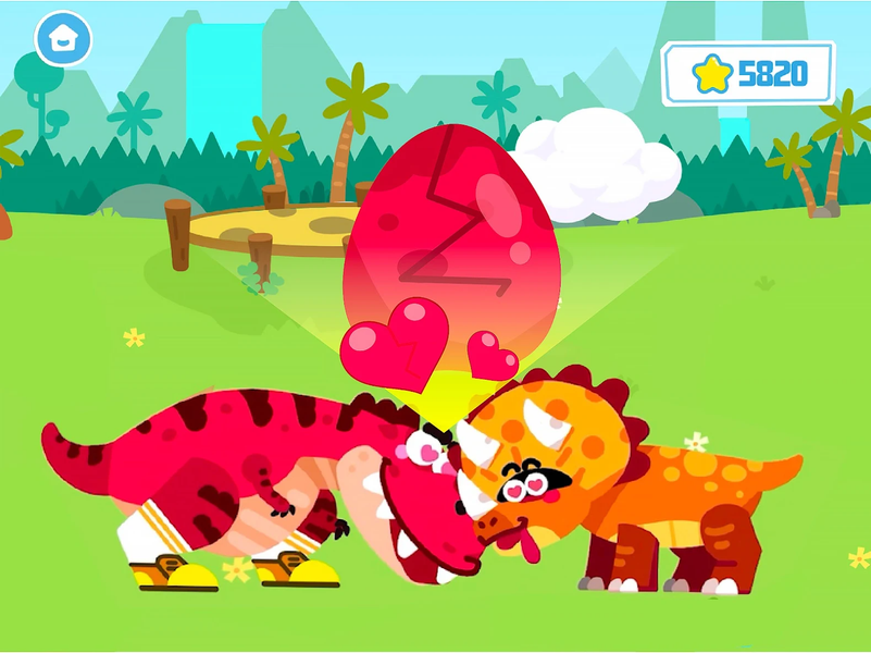 Dinosaur Games for 2 Year Olds - Gameplay image of android game