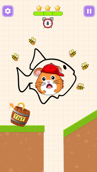 Hide the Cat - عکس بازی موبایلی اندروید