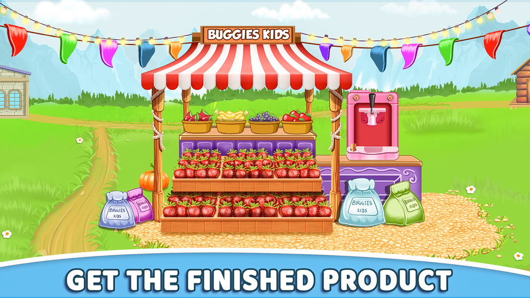 Tractor Farming Game: for kids - Gameplay image of android game