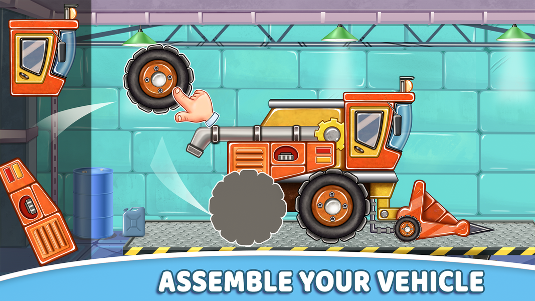 Tractor Farming Game: for kids - Gameplay image of android game