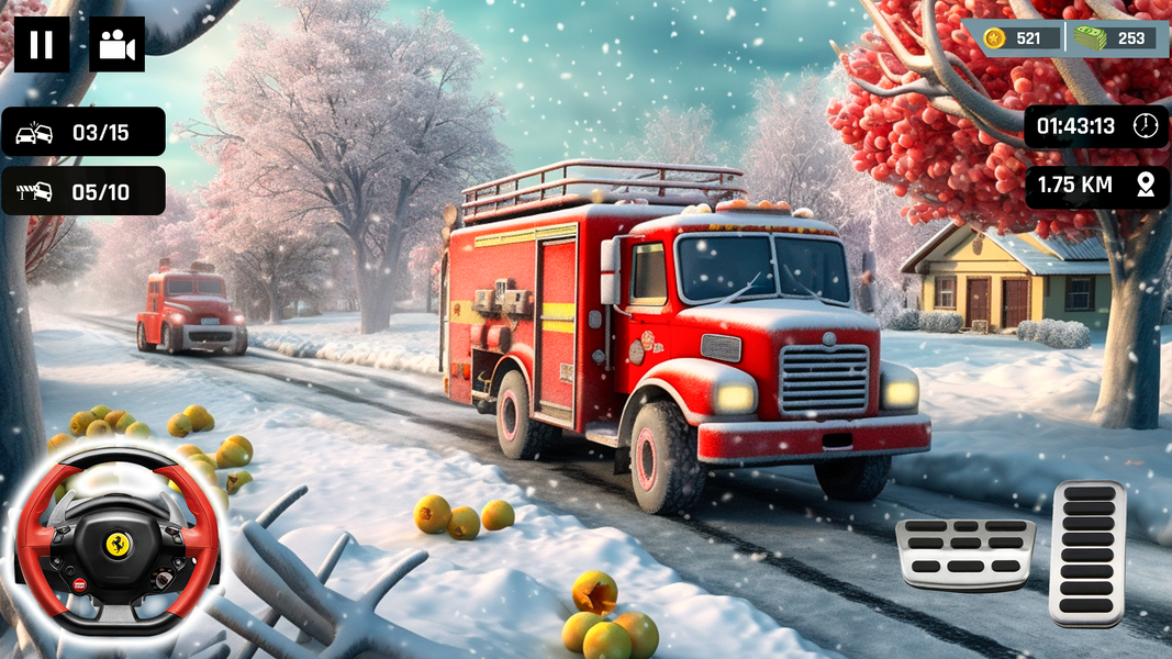 Fire Truck Games: Firefighter - عکس بازی موبایلی اندروید